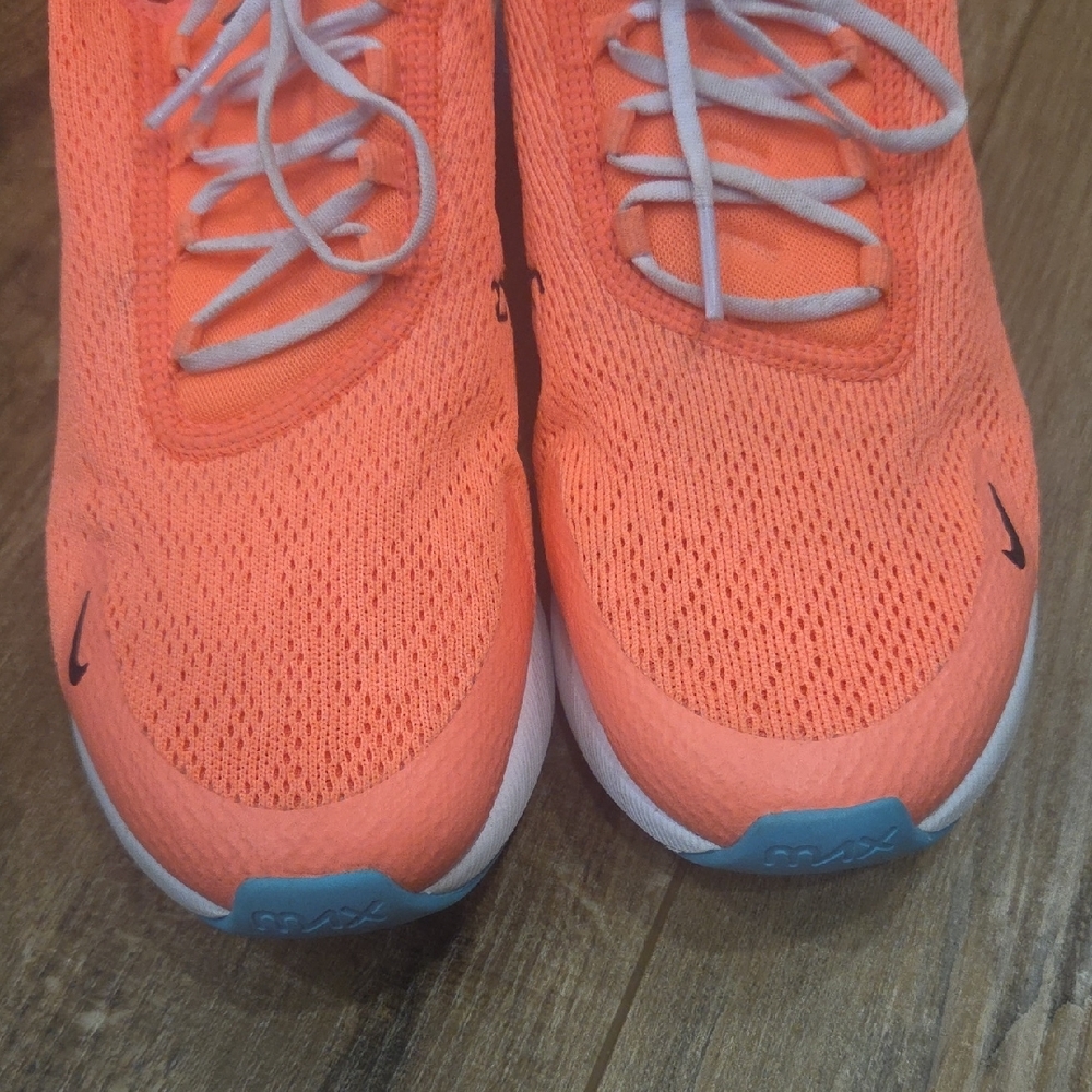 Nike AIR 270 Women's Sneakers in Bright Coral and Blue - Picture 6 of 14